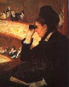 Mary Cassatt At the Opera Norge oil painting reproduction
